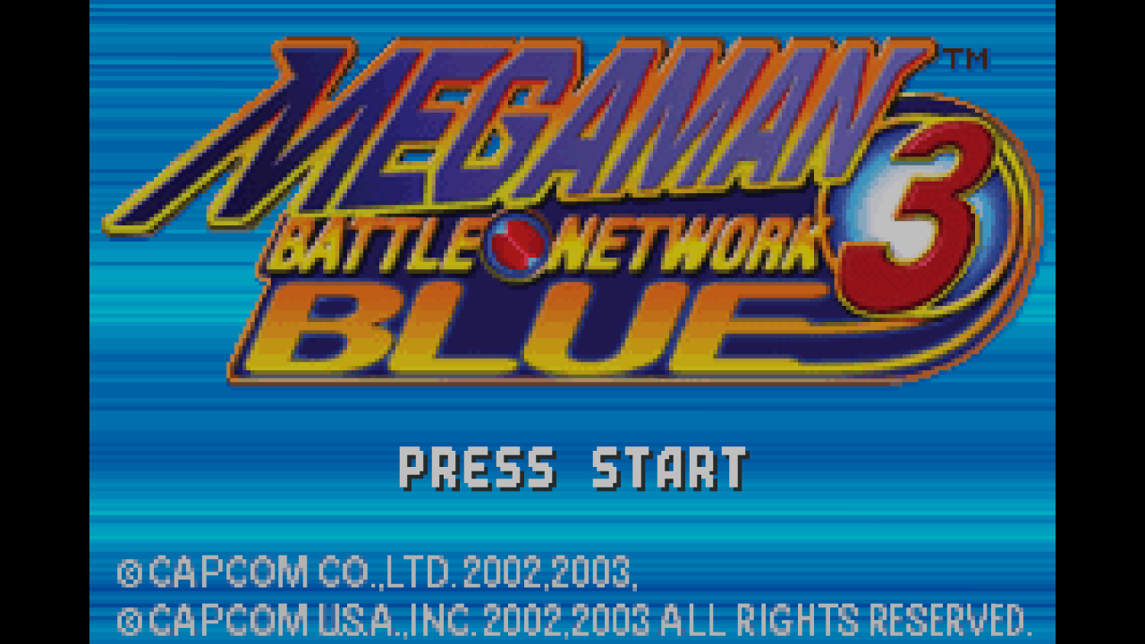 Mega Man Battle Network 3 - Blue Version — sstitle (WOR)
