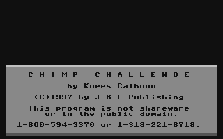 Chimp Challenge — sstitle (WOR)