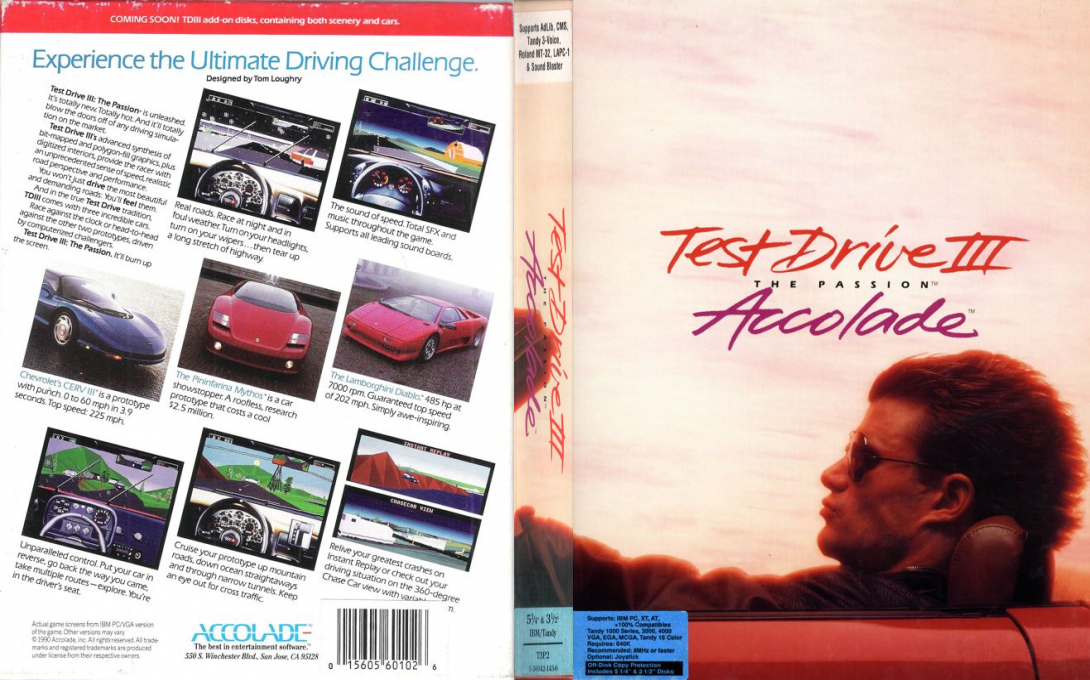 Test Drive 3 The Passion — box-texture (US)