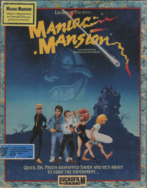Maniac Mansion — box-2D (FR)