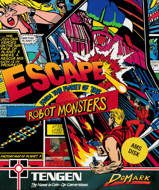Escape From The Planet Of The Robot Monsters — box-2D (FR)