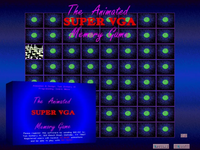 The Animated SVGA Memory Game — mixrbv2 (WOR)