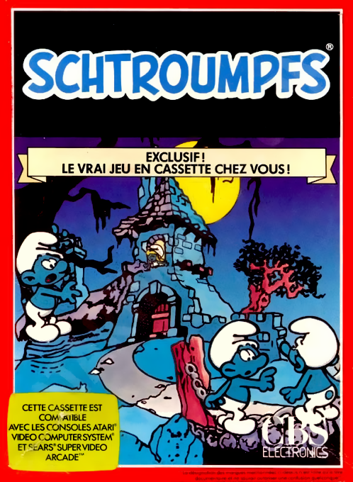 Smurf - Rescue In Gargamel's Castle — box-2D (FR)