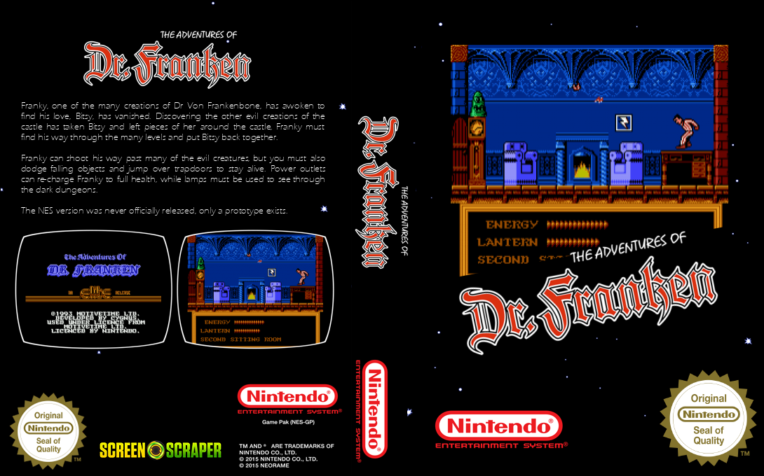 Adventures of Dr. Franken, The — box-texture (SS)