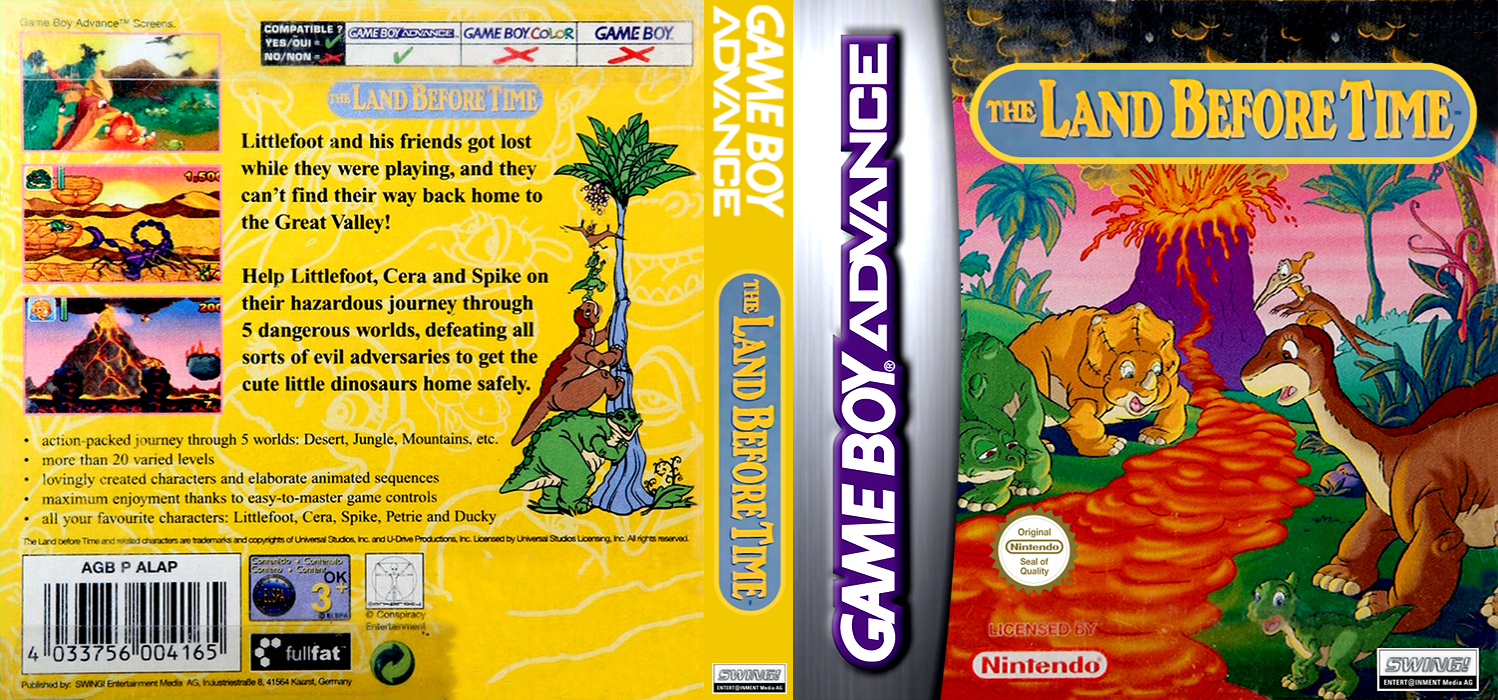 Land Before Time, The — box-texture (EU)