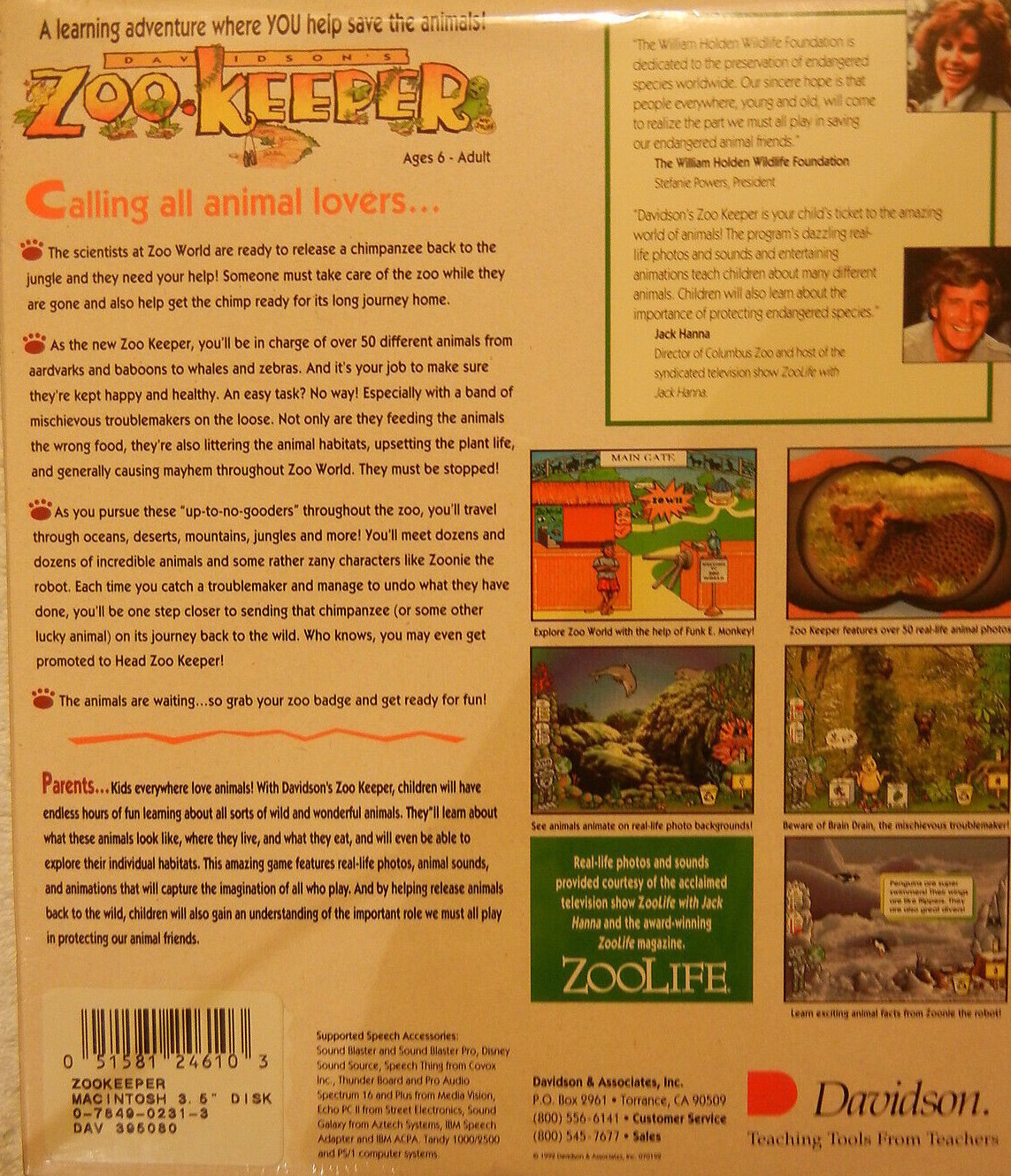 Zoo Keeper — box-2D-back (WOR)