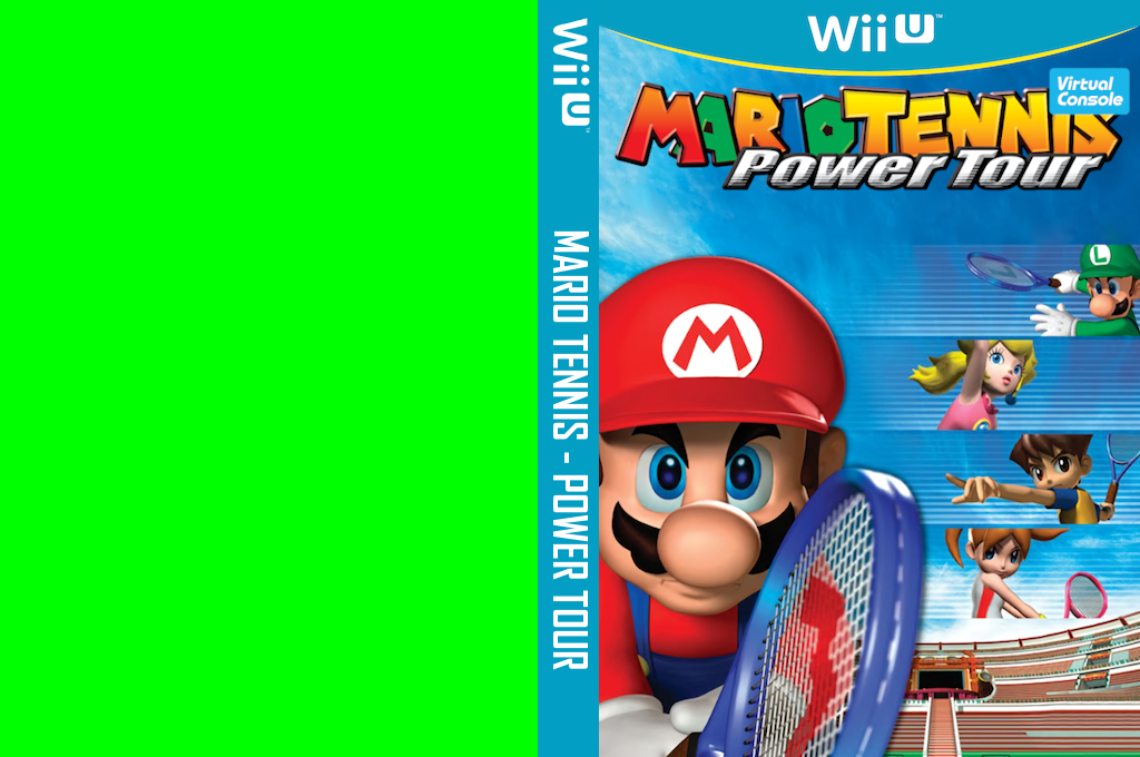 Mario Tennis - Power Tour — box-texture (WOR)