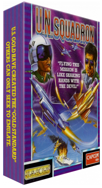 U.N. Squadron — box-3D (EU)