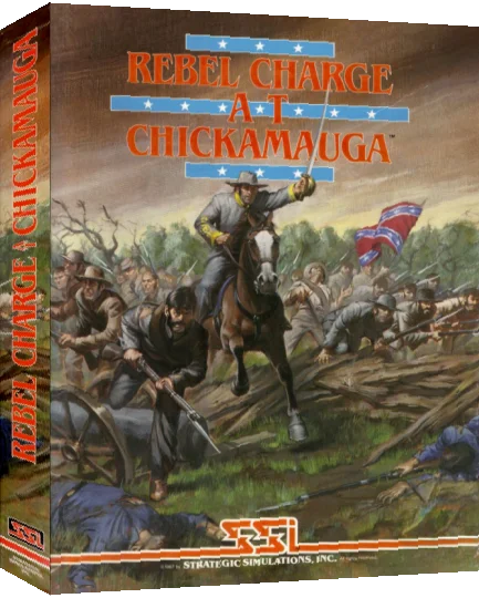 Rebel Charge At Chickamauga — box-3D (US)