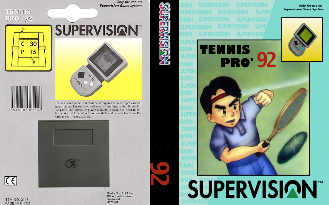 Tennis Pro '92 — box-texture (US)