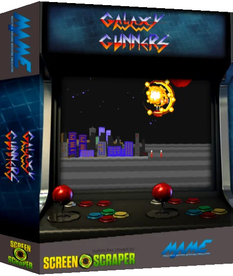 Galaxy Gunners — box-3D (SS)