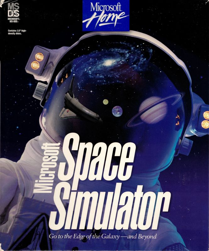 Microsoft Space Simulator box art