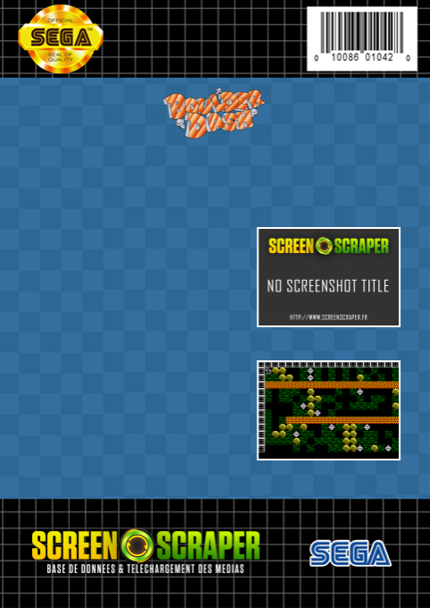 Genesis Boulder Dash — box-2D-back (SS)