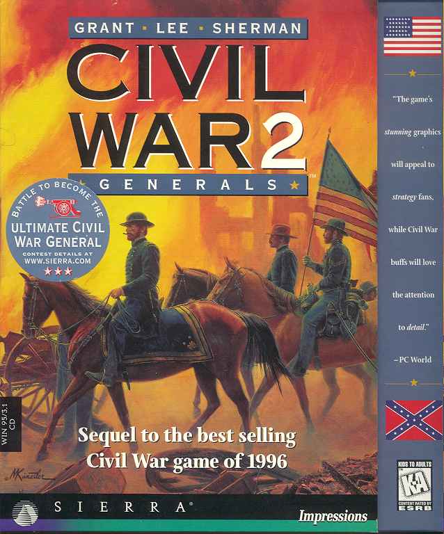 Grant - Lee - Sherman: Civil War 2: Generals box art