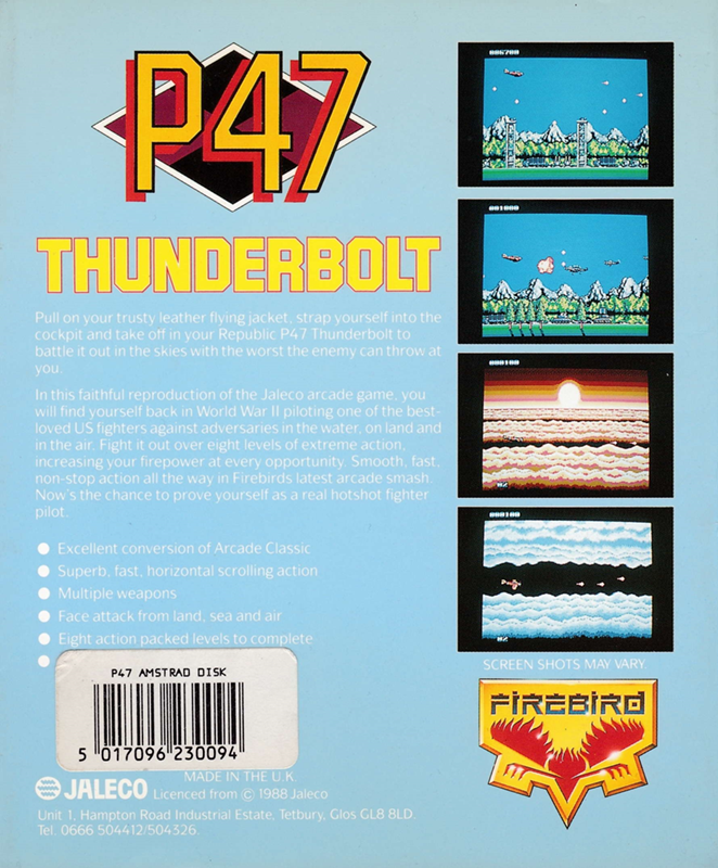 P47 Thunderbolt — box-2D-back (EU)