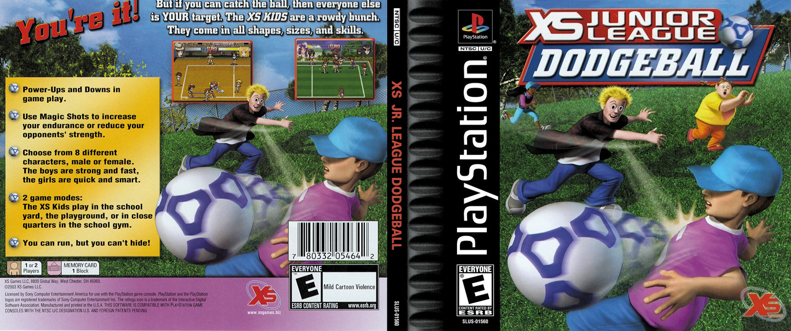 Xs Junior League Dodgeball — box-texture (US)