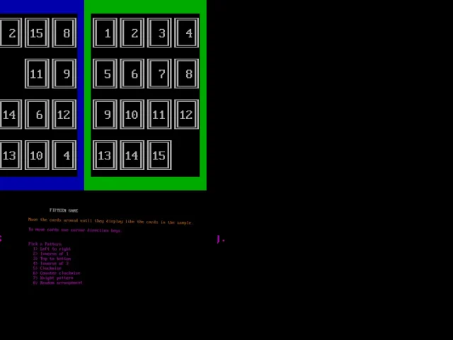 Fifteen Game — mixrbv2 (WOR)