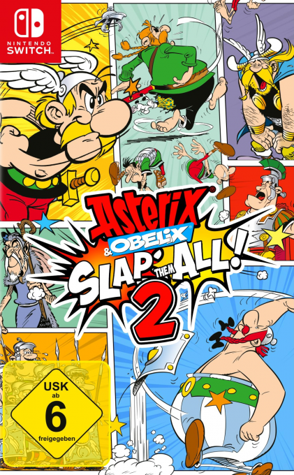 Asterix & Obelix Slap'em All 2 — box-2D (DE)