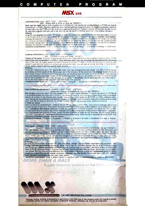 Indy 500 — box-2D-back (EU)