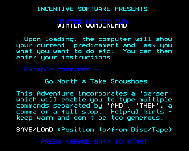 Winter Wonderland — sstitle (EU)