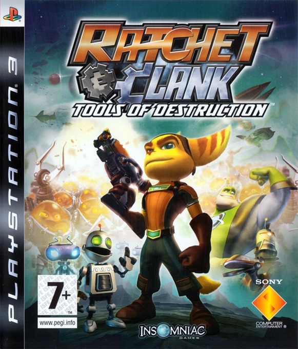 Ratchet & Clank Future - Tools of Destruction — box-2D (CZ)