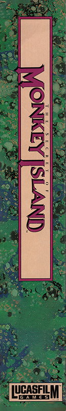 Secret Of Monkey Island, The — box-2D-side (FR)