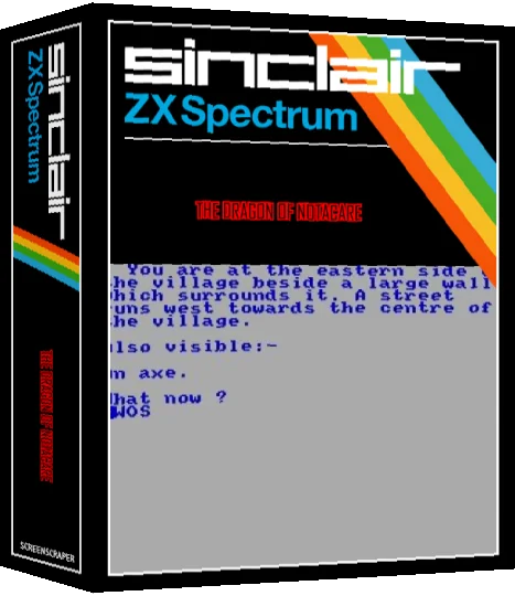 The Dragon of Notacare — box-3D (SS)