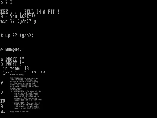 Wumpus II — mixrbv2 (WOR)