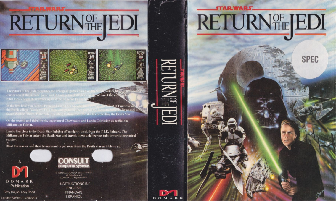 Star Wars - Return of the Jedi — box-texture (EU)