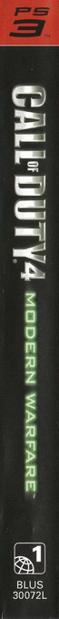 Call of Duty 4 - Modern Warfare — box-2D-side (CA)