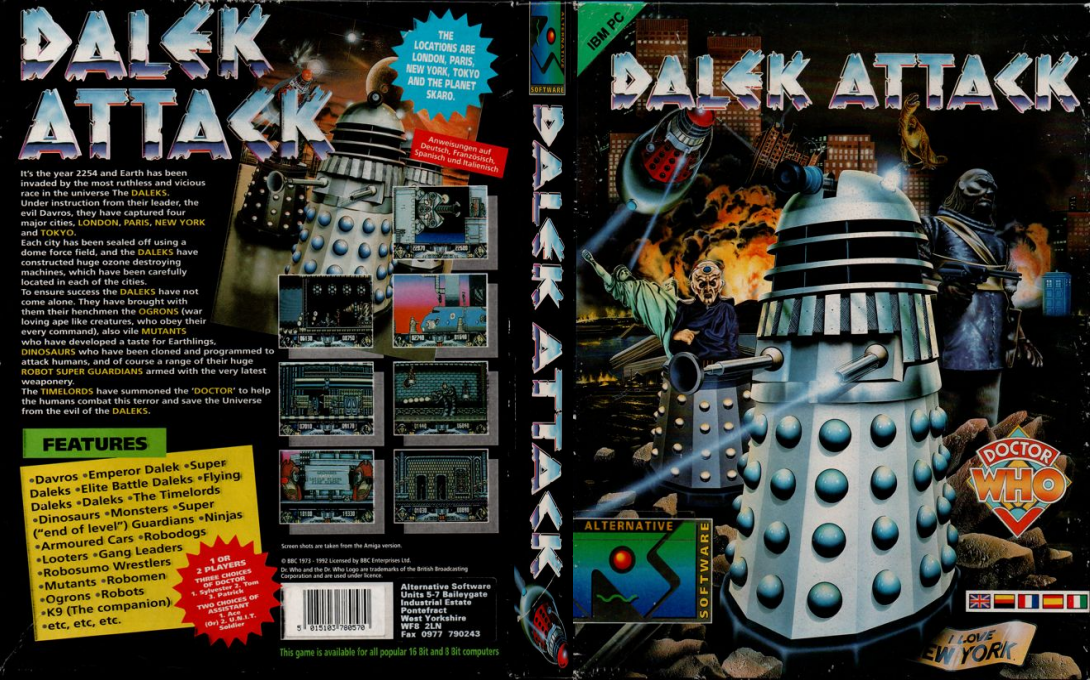 Dalek Attack — box-texture (EU)