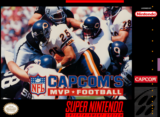 Capcom's MVP Football box art