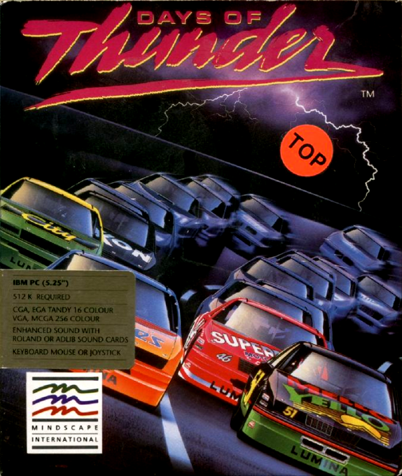 Days Of Thunder — box-2D (EU)