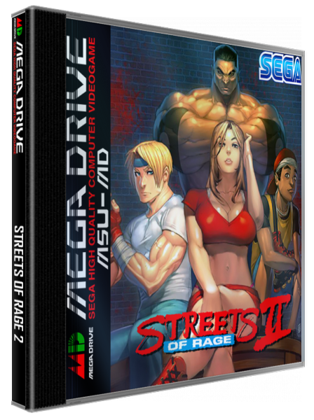 Streets of Rage II — box-3D (WOR)