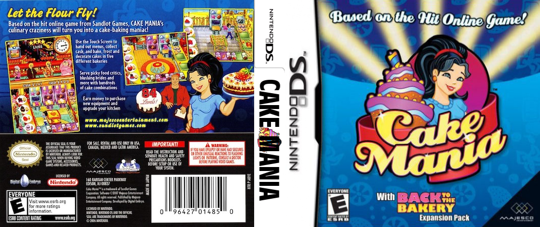 Cake Mania — box-texture (US)