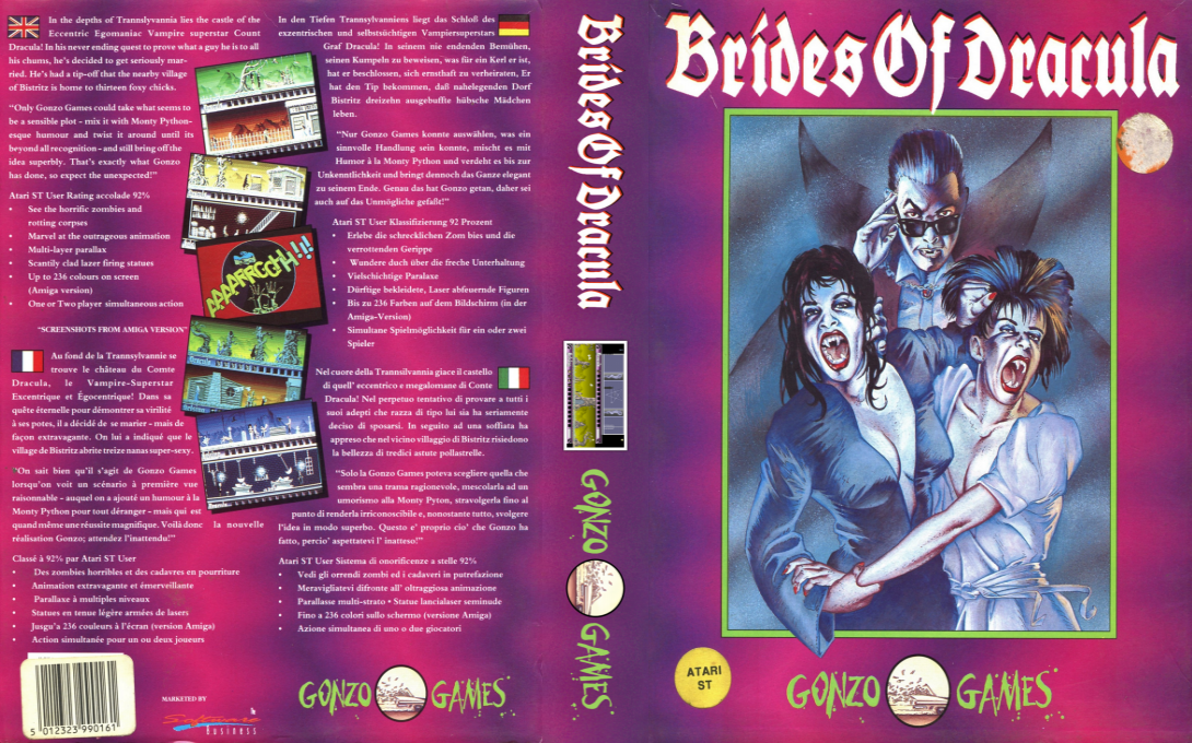 Brides Of Dracula — box-texture (EU)