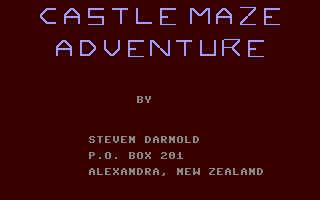 Castle Maze Adventure — sstitle (WOR)