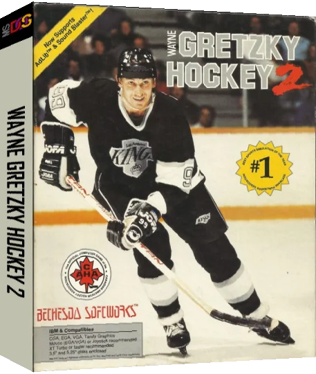 Wayne Gretzky Hockey 2 — box-3D (US)