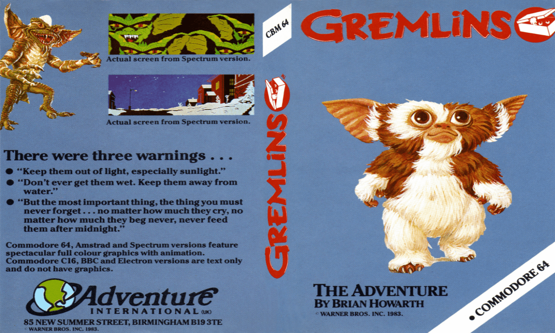 Gremlins - The Adventure — box-texture (EU)