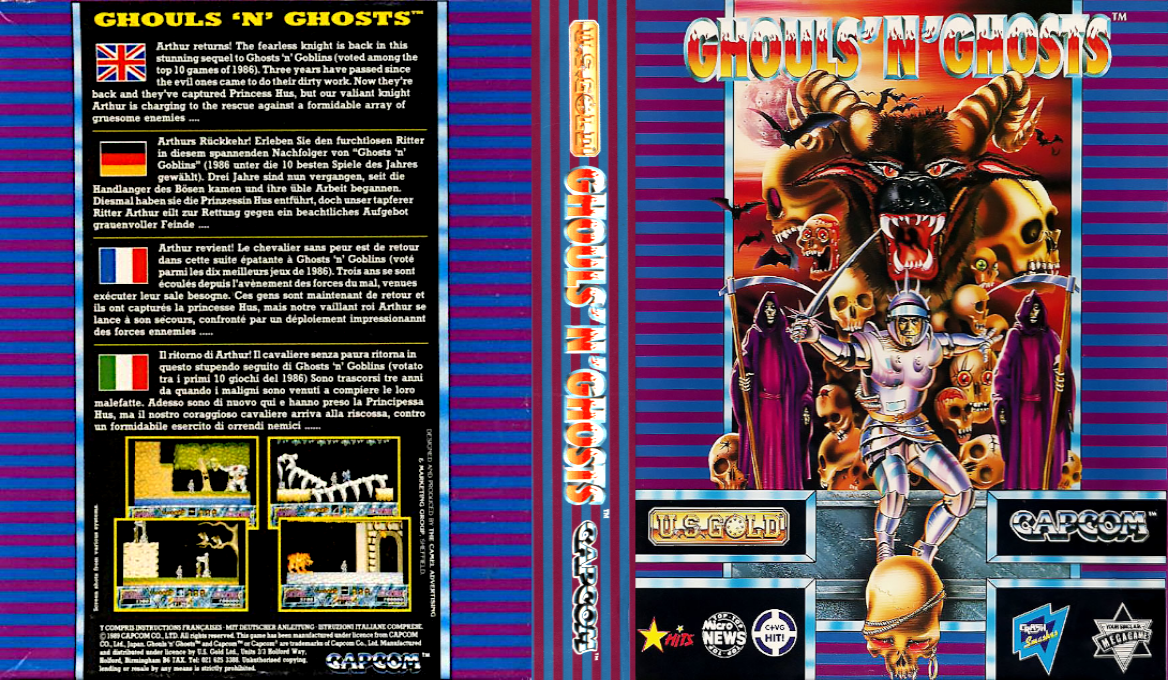 Ghouls 'n' Ghosts — box-texture (EU)