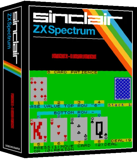 Patience 2 - 8 Cards Patience — box-3D (SS)