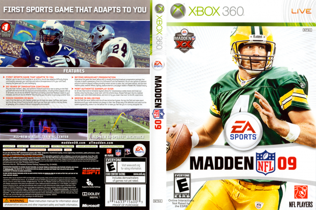 Madden NFL 09 — box-texture (US)