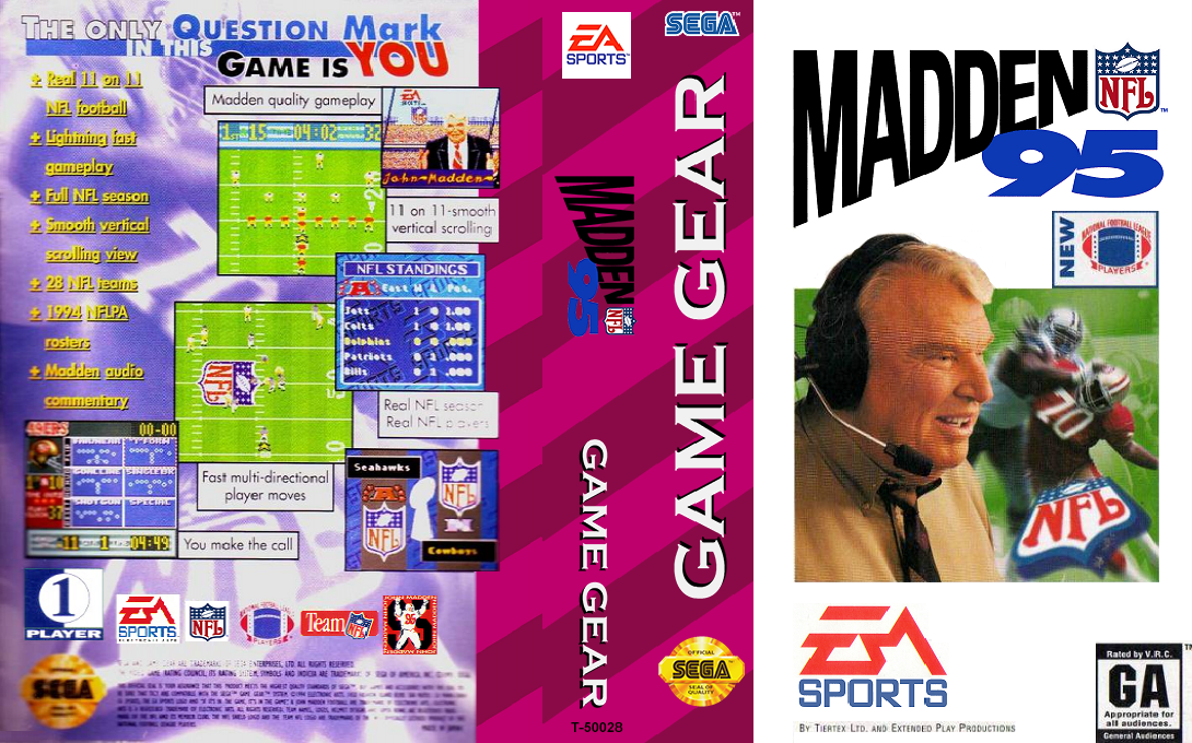 Madden Nfl 95 — box-texture (US)