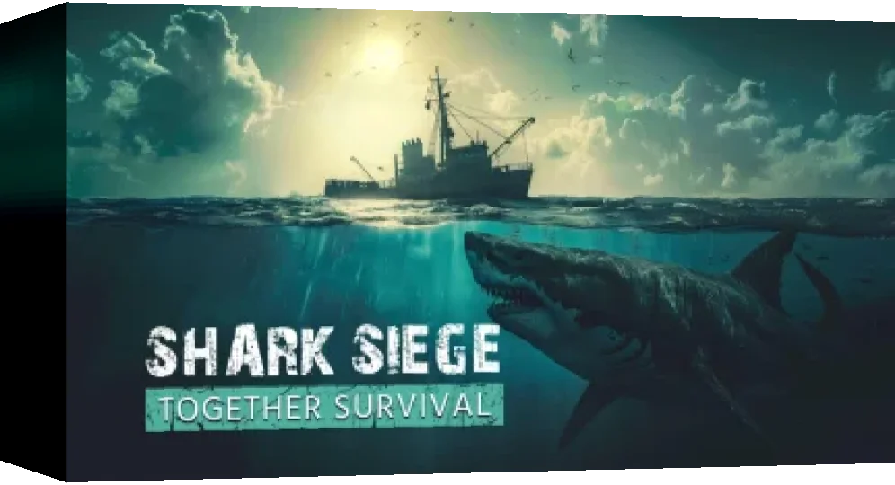 SHARK SIEGE - TOGETHER SURVIVAL — box-3D (WOR)