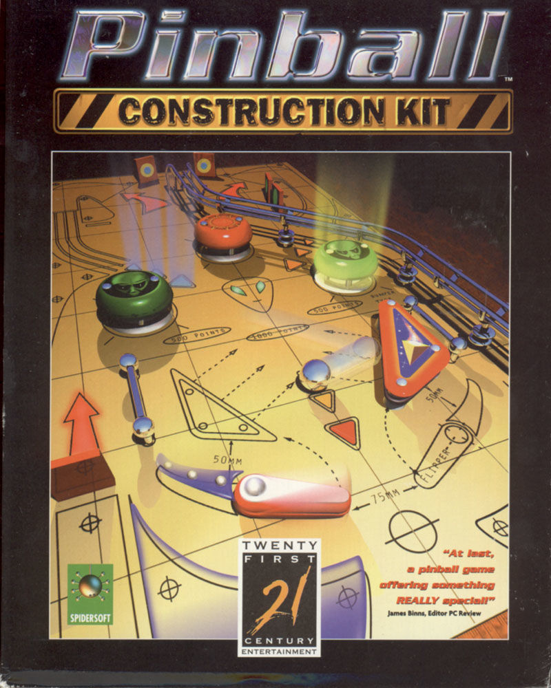 Pinball Builder: A Construction Kit for Windows — box-2D (EU)