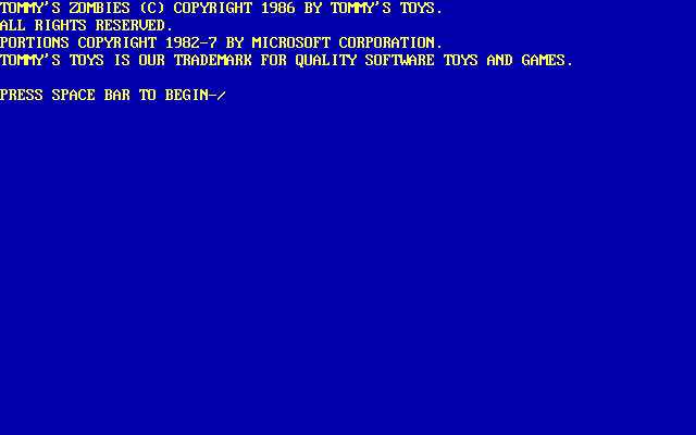 Tommy's Zombies — sstitle (WOR)