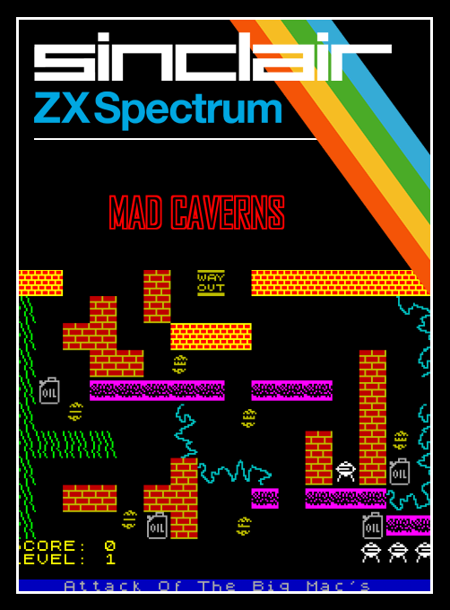 Mad Caverns box art