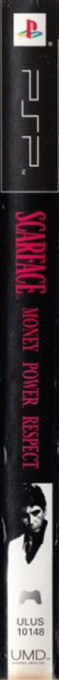 Scarface - Money. Power. Respect. — box-2D-side (US)
