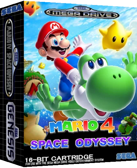 Mario 4 - Space Odyssey — box-3D (RU)