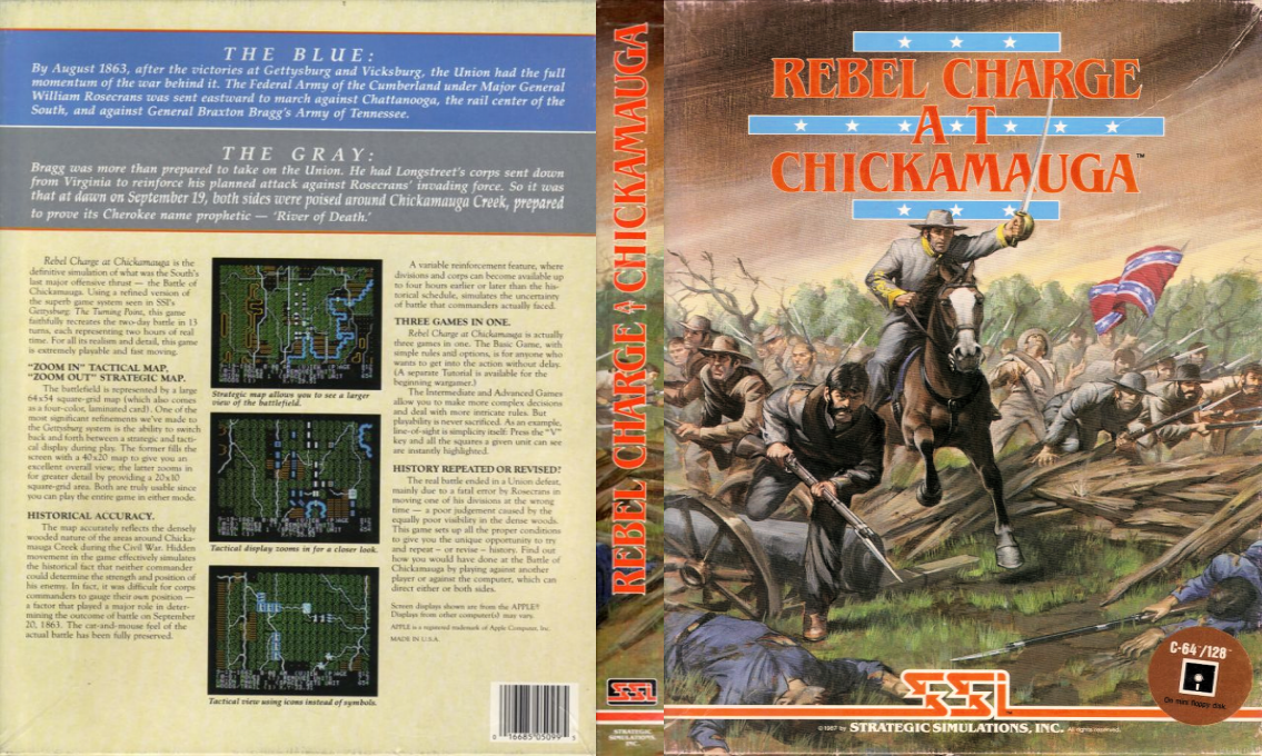 Rebel Charge At Chickamauga — box-texture (US)
